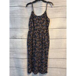 Old Navy Waist-Defined Floral Midi Cami Dress Size MP